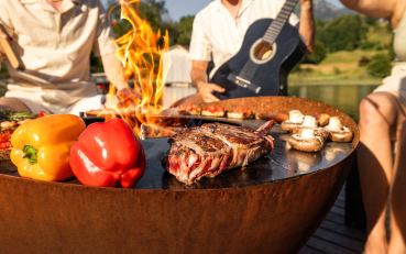 Preview: FEU DU JARDIN Gartenfeuer WAVE Rostoptik